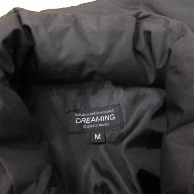 DREAMING ダウンジャケット コート 黒 ブラック Mサイズ 0319 レディース｜vectorpremium｜07