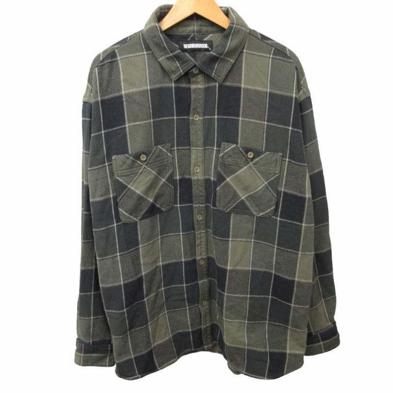 未使用品 ネイバーフッド NEIGHBORHOOD 22AW タグ付 ネルシャツ 