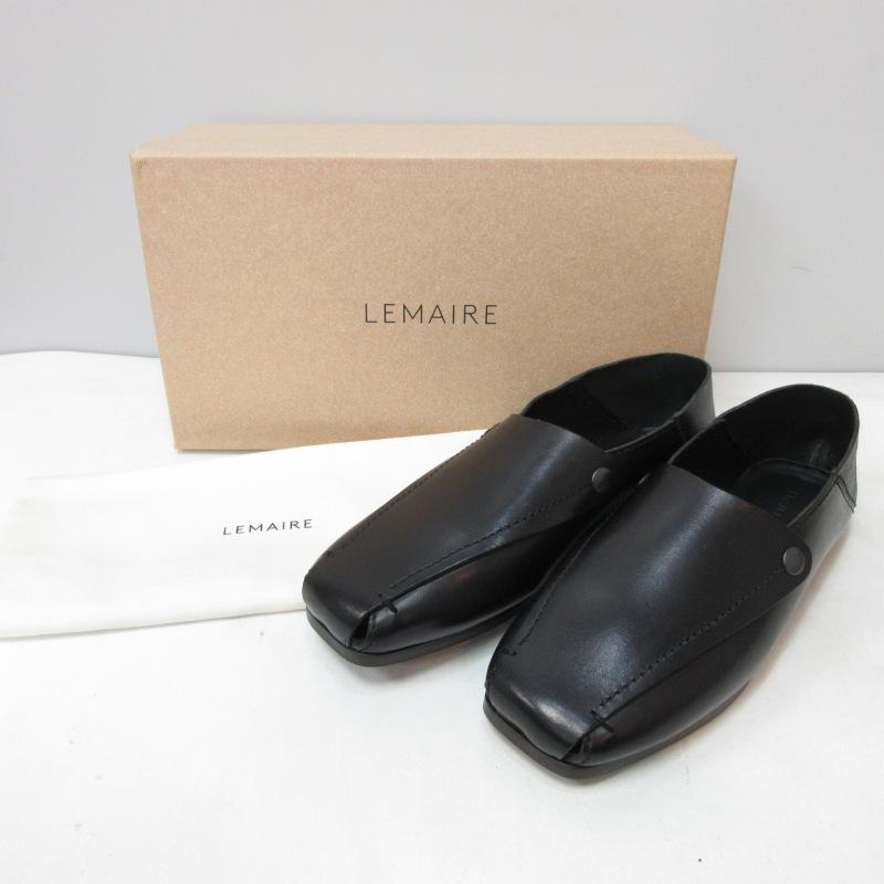 Lemaire ルメール スクエアミュール サンダル BLACK 42