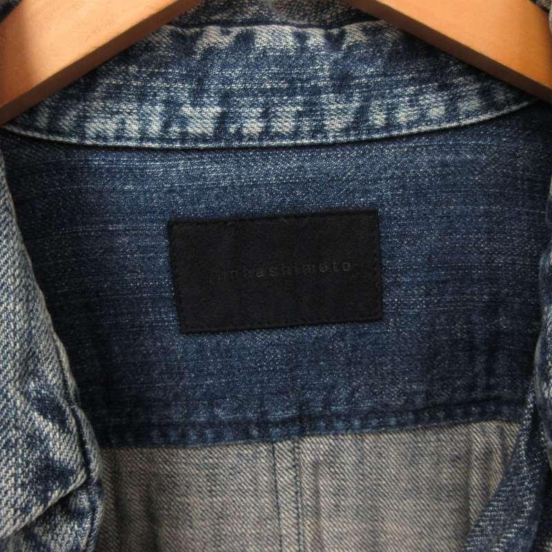 ジュンハシモト junhashimoto WRINKLE HOOK COATING DENIM SHIRT 