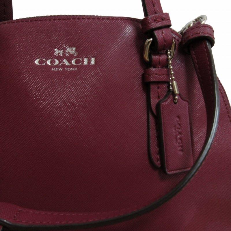 コーチ COACH 2WAY F32582 ショルダーバッグ ハンドバッグ ボルドー 
