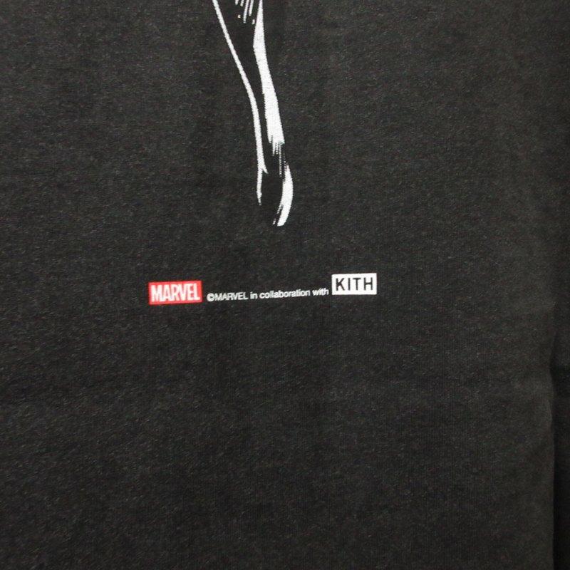 未使用品 キスニューヨークシティ KITH NYC ×XMEN エックスメン コラボ タグ付き STORM Vintage MARVEL Tシャツ カットソー 半袖 黒 L｜vectorpremium｜07