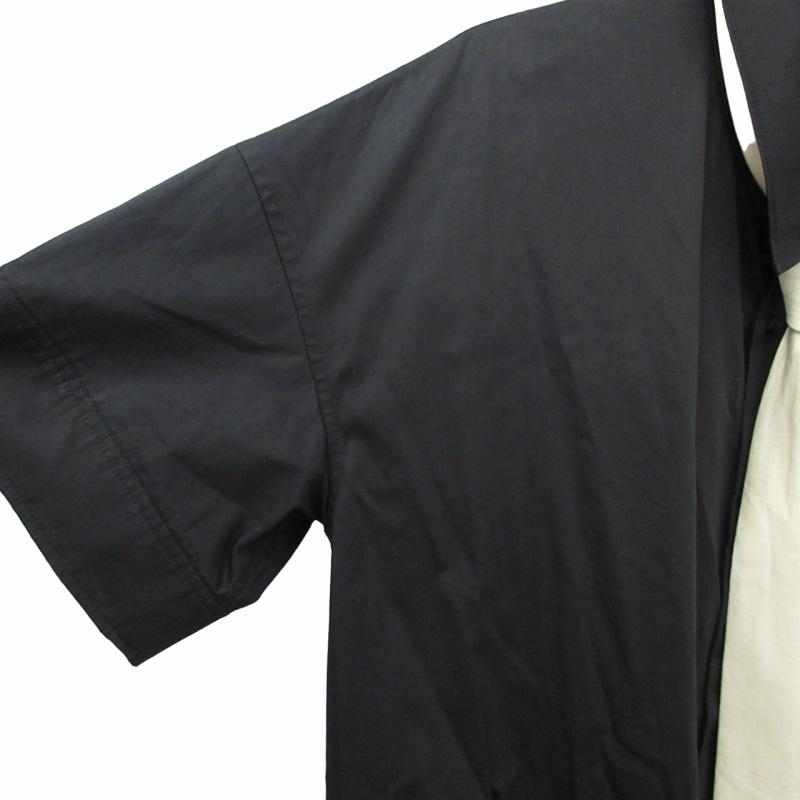ha|za|ma hazama ハザマ 19ss 定位置を忘れたシャツ 半袖 ロング ha|za|ma hazama ハザマ 19ss 定位置を忘れたシャツ 半袖 ロング