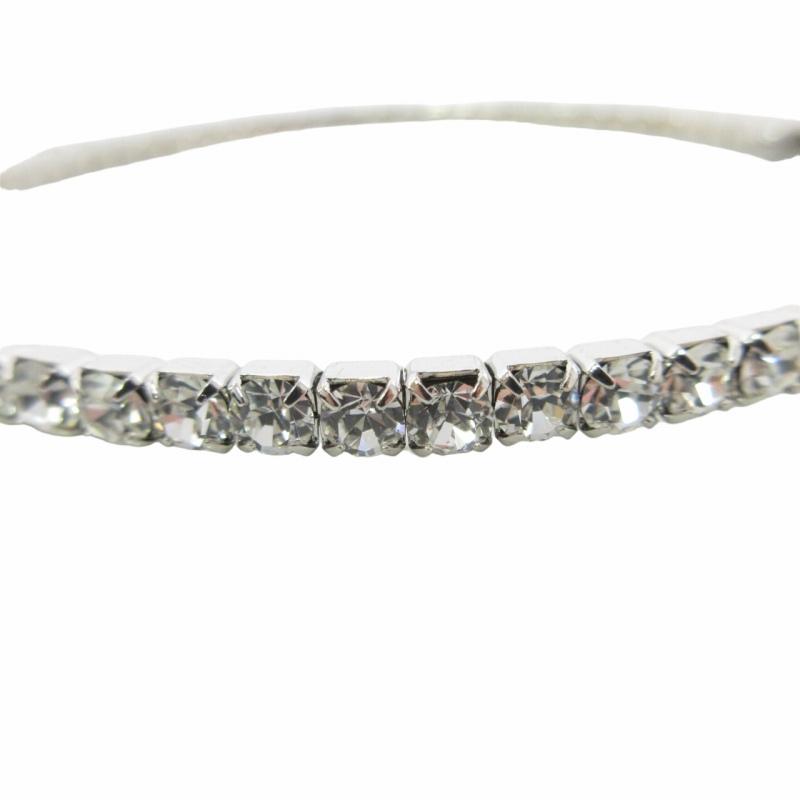 ミュウミュウ miumiu 近年 CRYSTAL CHOKER クリスタルチョーカー ネックレス シルバー 銀色 F フリーサイズ 5JC352_2EFK_F0Z2D｜vectorpremium｜06