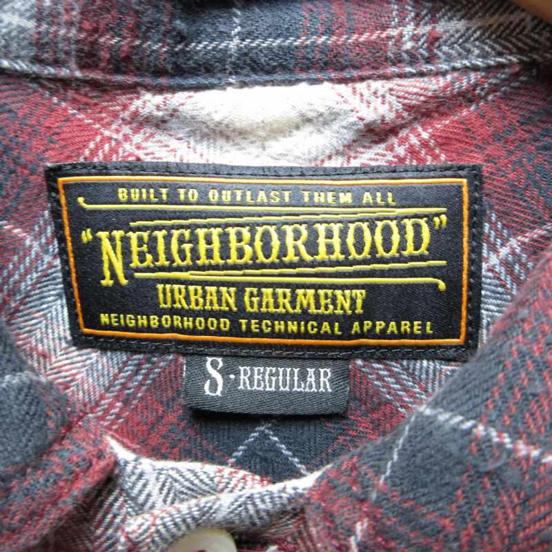 ネイバーフッド NEIGHBORHOOD オンブレチェックシャツ ネルシャツ 長袖 