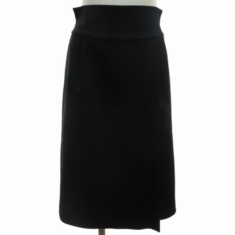 フォクシーニューヨーク FOXEY NEW YORK 美品 ラップスカート 巻き 