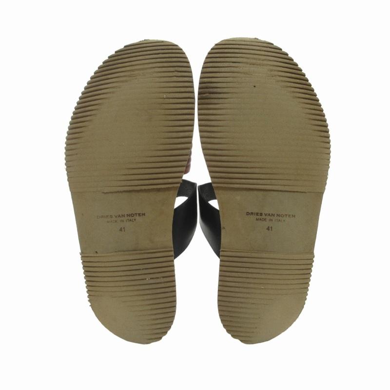 ドリスヴァンノッテン DRIES VAN NOTEN tow-tone sandaleレザー 