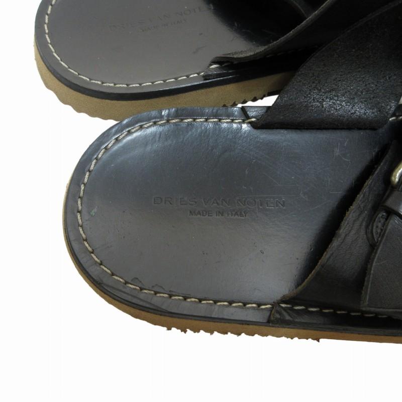 ドリスヴァンノッテン DRIES VAN NOTEN tow-tone sandaleレザー 
