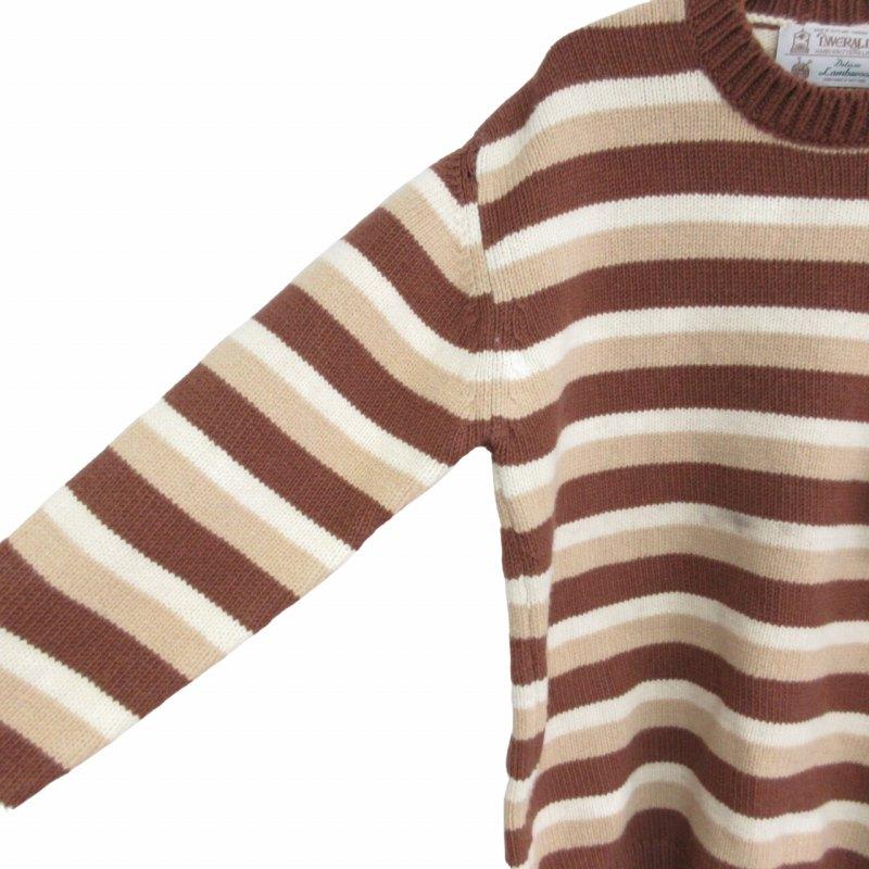 未使用品 インバーアラン INVERALLAN タグ付 ラムズウールハンドニット 