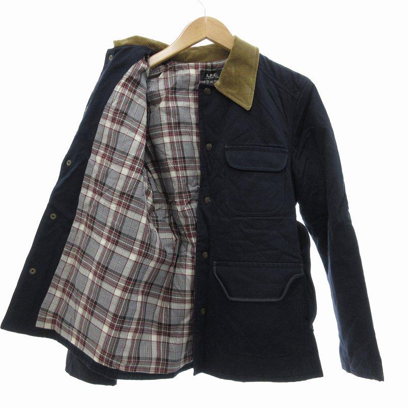 A.P.C. アーペーセー マルチポケット キルティングジャケット ブルゾン 