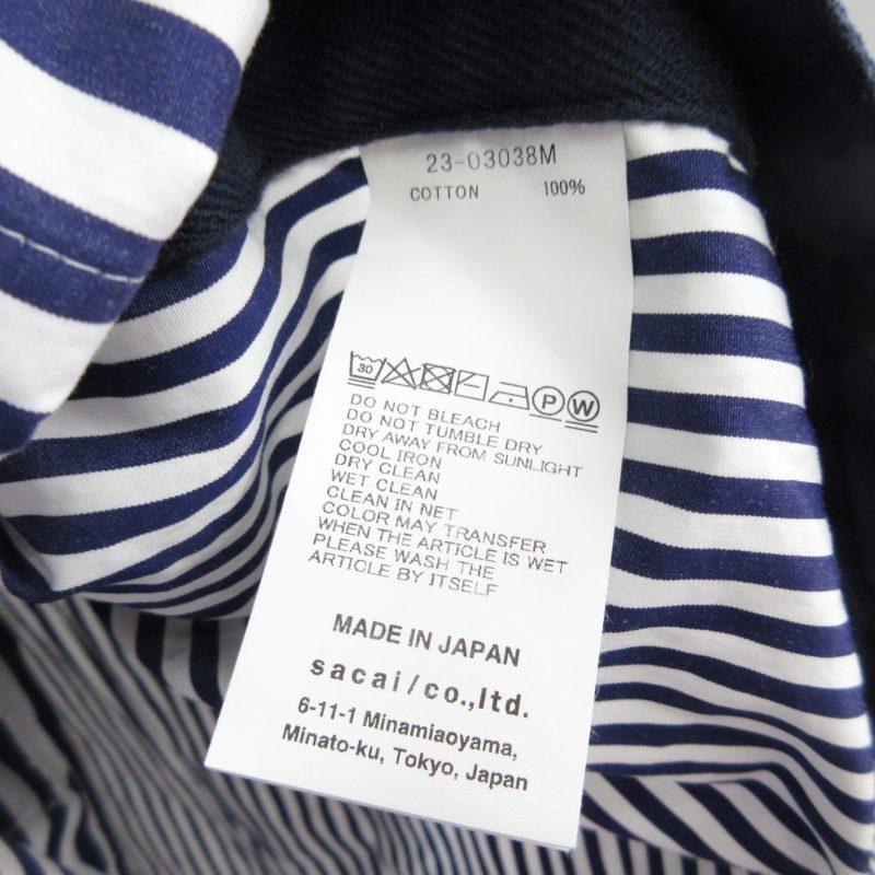 サカイ sacai × トーマスメイソン Thomas Mason 23SS Cotton サカイ sacai × トーマスメイソン Thomas Mason 23SS Cotton