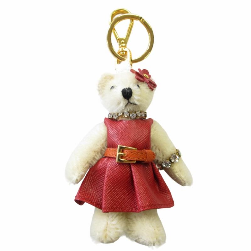 プラダPRADA くまキーホルダー新品未使用