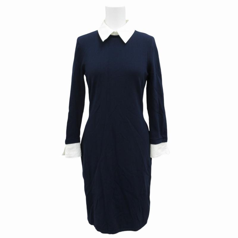 ローレンラルフローレン LAUREN RALPH LAUREN ニットワンピース 長袖  