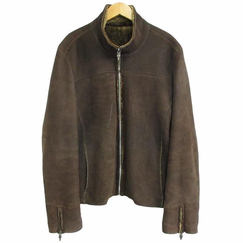 CHROME HEARTS 超希少 クロムハーツ ムートンダガージップアップ CHROME HEARTS 超希少 クロムハーツ ムートンダガージップアップ