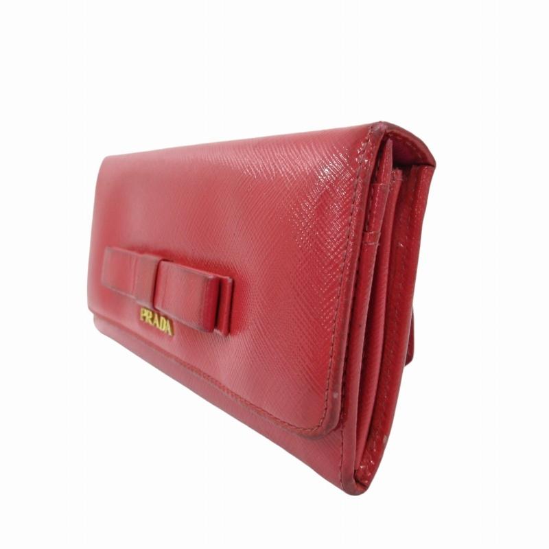 PRADA（プラダ） サフィアーノ ヴェルニ 長財布 ウォレット エナメル 