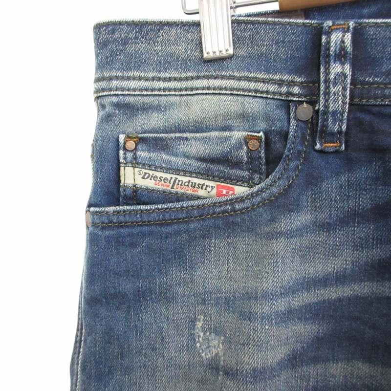 DIESEL ディーゼル 美品 キャロットデニム ジーンズ ボタンフライ 
