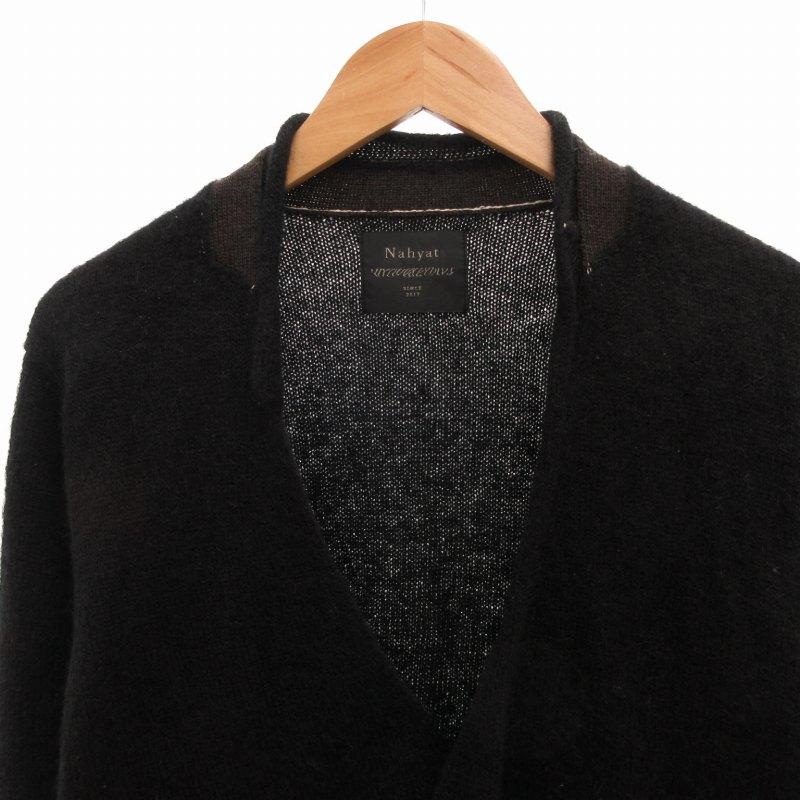新品 Nahyat 7G MERINO WOOL アルパカ ニット カーディガン 新品 Nahyat 7G MERINO WOOL アルパカ ニット カーディガン