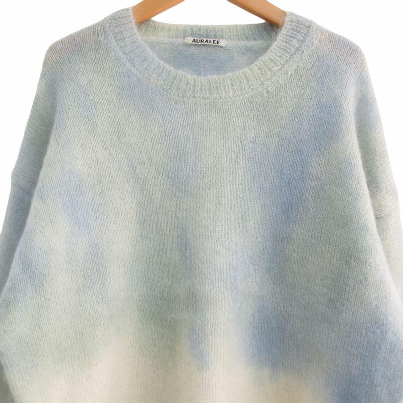 AURALEE SUPER KID MOHAIR KNIT モヘアタイダイ