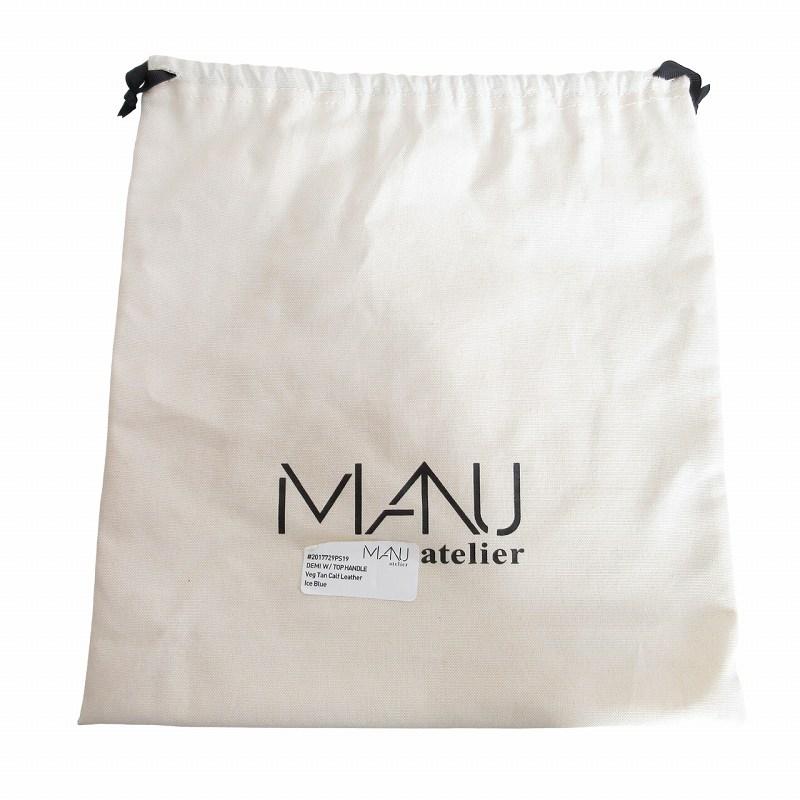 未使用品 希少 マニュアトリエ MANU ATELIER DEMI W TOP HANDLE 