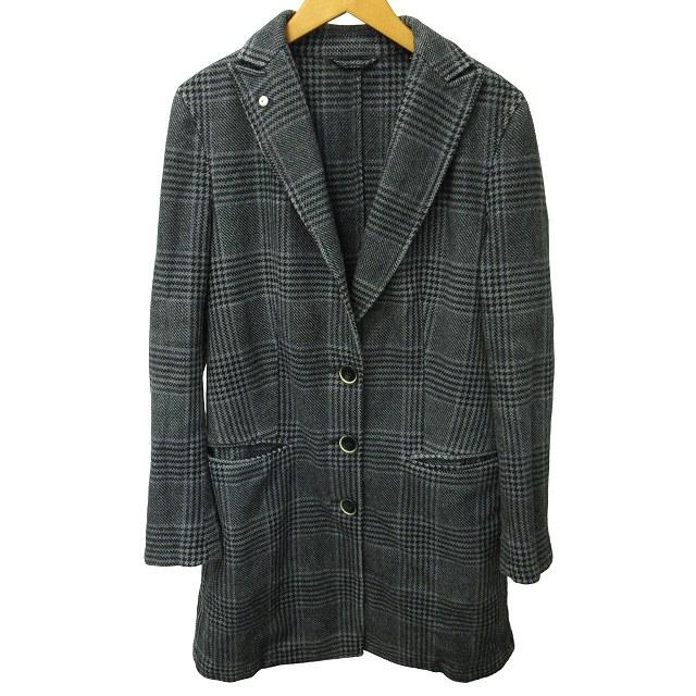 LBM1911☆グレンチェックチェスターコート エルビーエム ルビアム