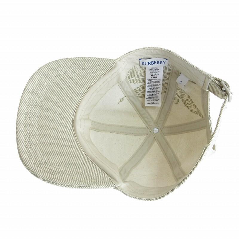 N*o様 【美品】バーバリー BURBERRY キャップ BASEBALL CA BURBERRY バーバリー 美品 24AW EKD Cotton Blend Baseball Cap