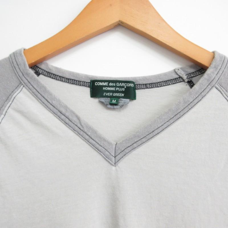 コムデギャルソンオムプリュス EVER GREEN 00s 08ss VネックTシャツ 