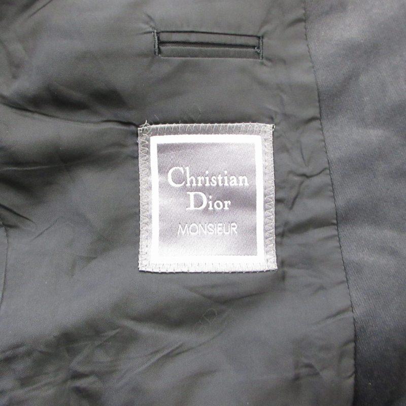 Christian Dior レザー ウール 切り替えし ジャケット Christian Dior - 美品 Vintage クリスチャンディオール