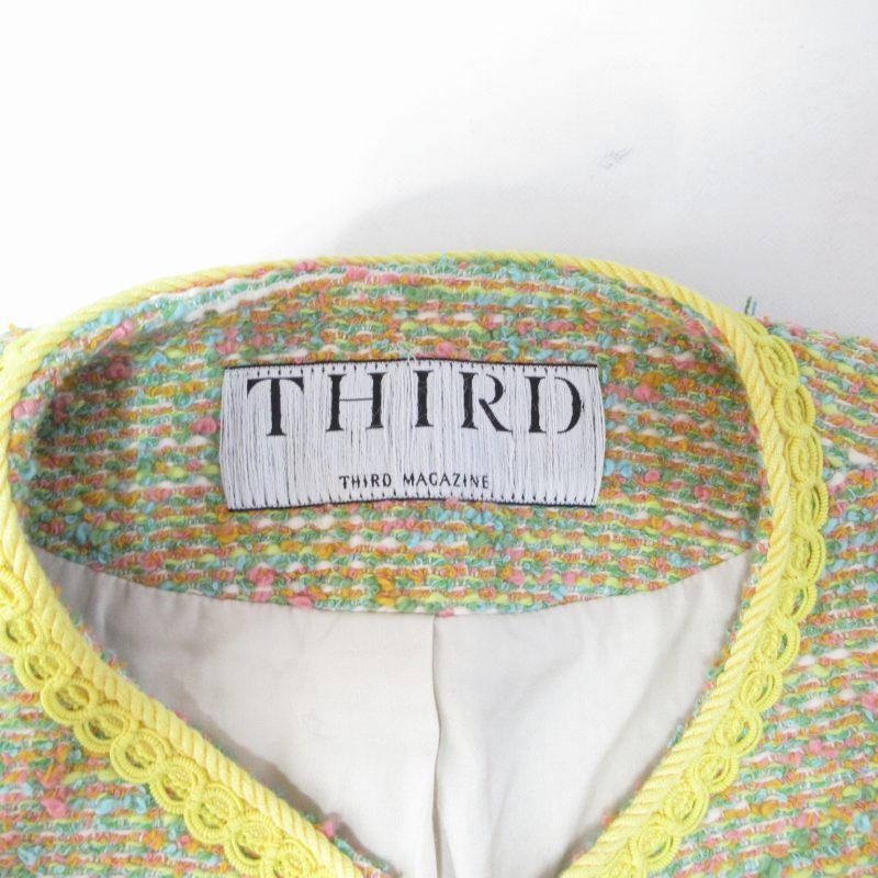 ★THIRD MAGAZINEファンシーツイードジャケット〈9〉 レディース 9/9(Fri)12:00発売-新作アイテムのご紹介｜THIRD MAGAZINE