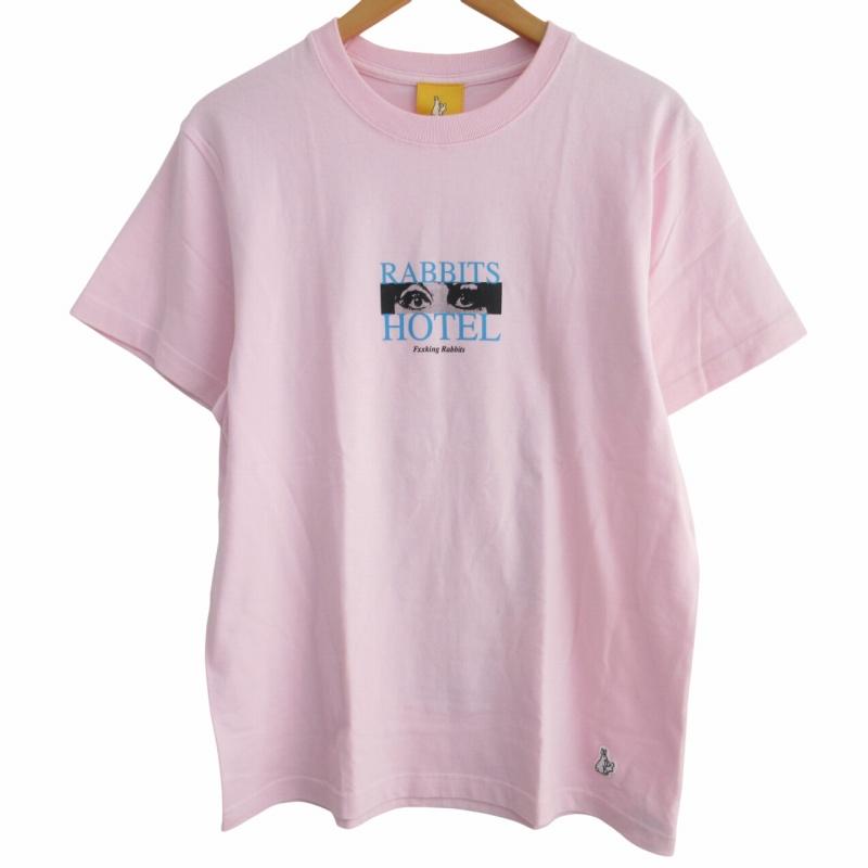 エフアールツー FR2 rabbits hotel Tシャツ カットソー うさぎ刺繍 