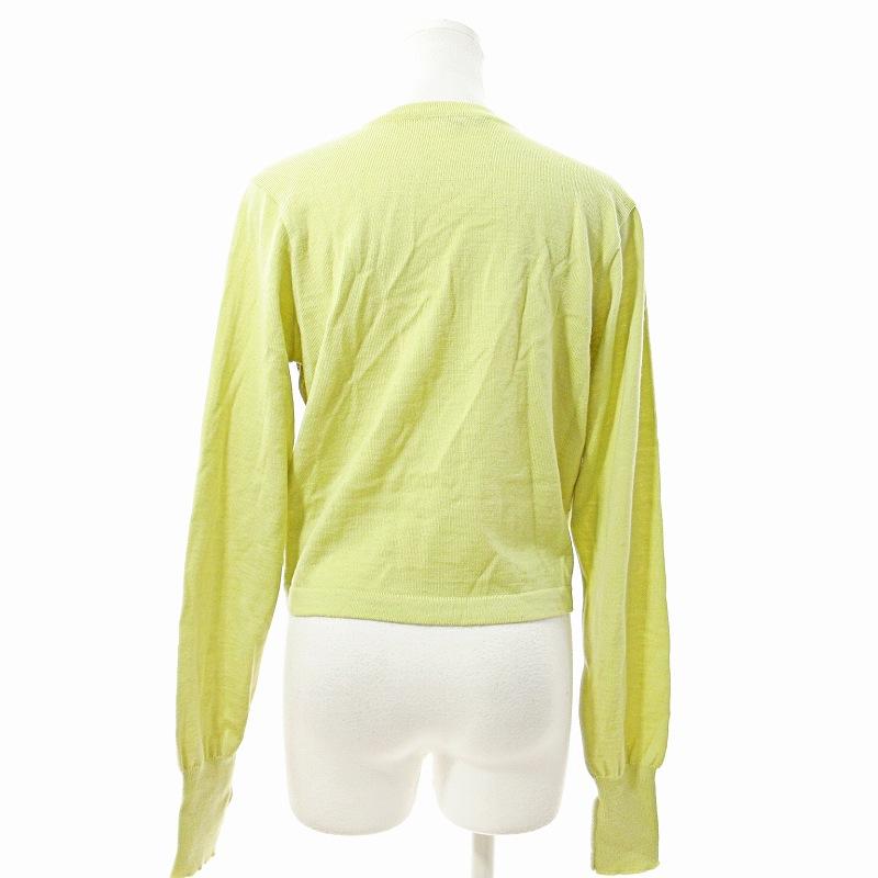 エトロ ETRO ウール カーディガン 長袖 スカーフ柄 切替 ウール シルク