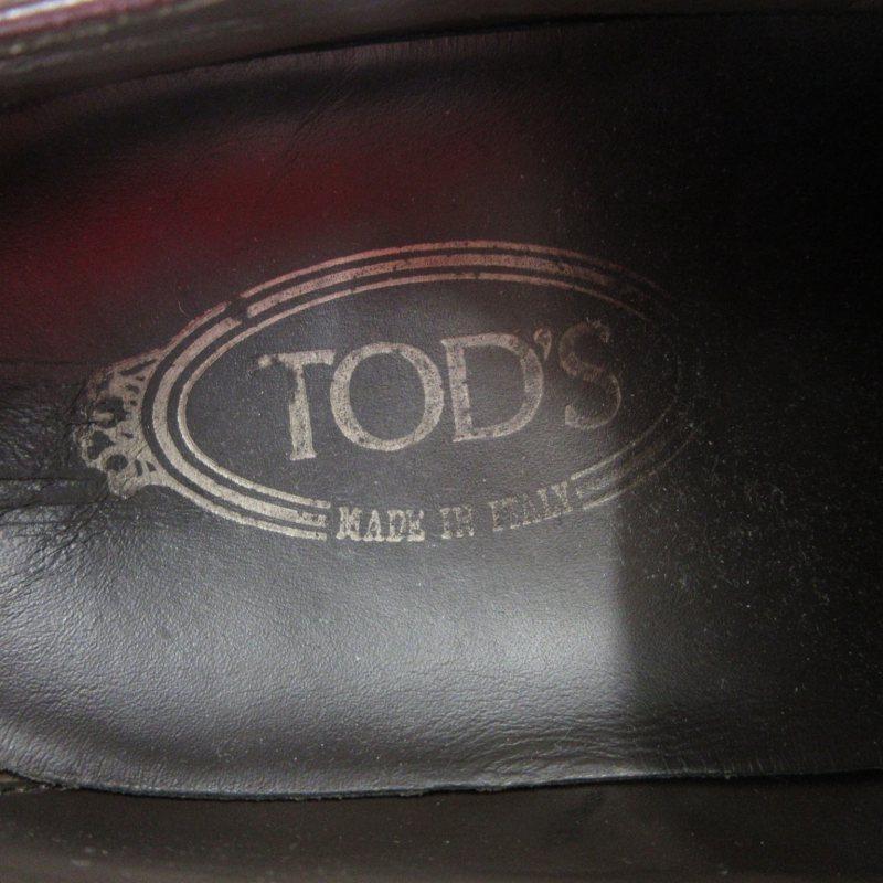 トッズ TOD'S ビジネスシューズ 革靴 レザー ウイングチップ