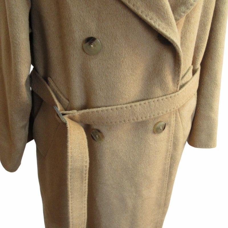 MaxMara 白タグ ロングコート スプリングコート ベージュ M Max Mara - 美品 マックスマーラ Max Mara コート 白タグ ロングコート
