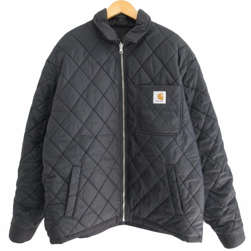 カーハート マデラジャケット リバーシブル中綿ダウン大きいサイズXL黒