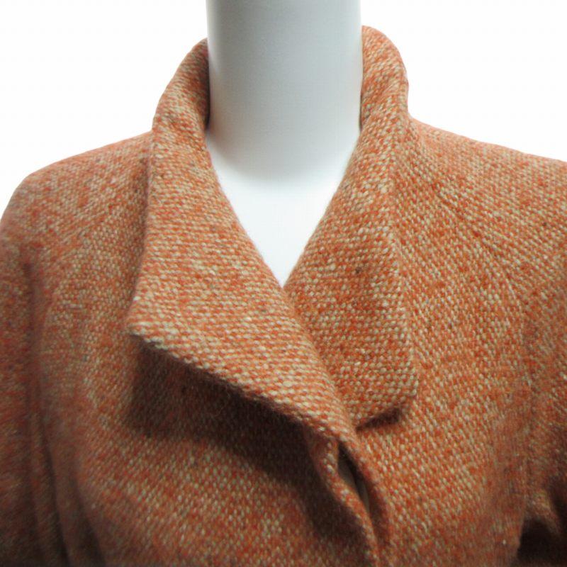 BALENCIAGA バレンシアガ 美品 04AW モヘア混 ウール ツイード  