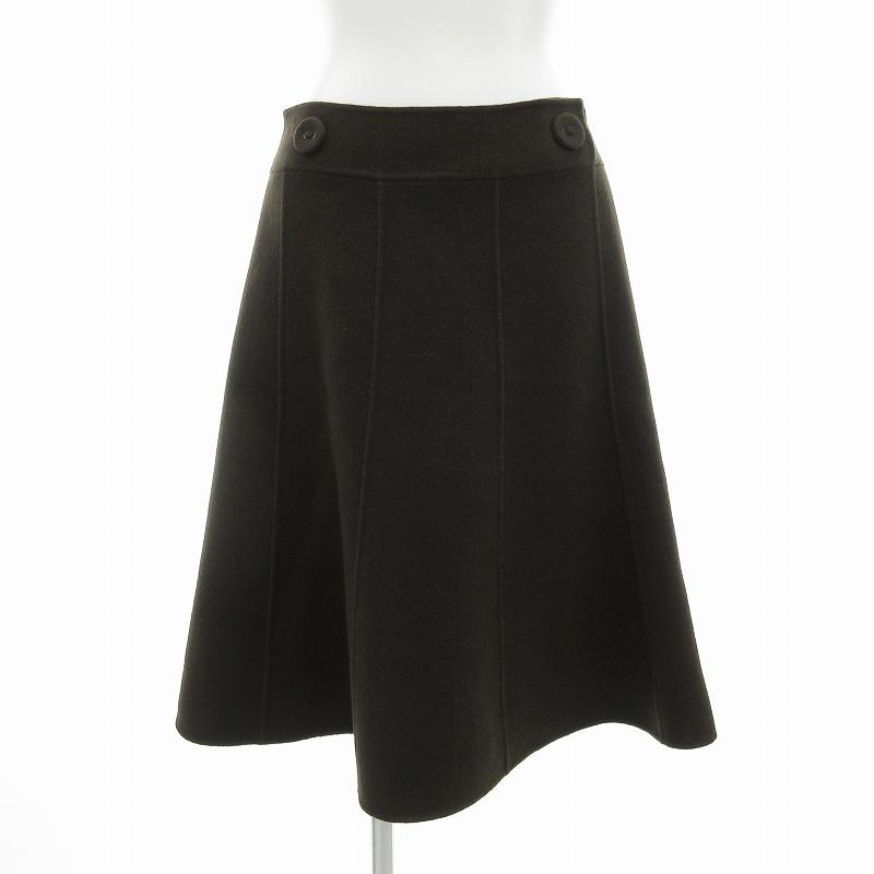 フォクシー ブティック FOXEY BOUTIQUE 19634 フレアスカート カシミヤ  