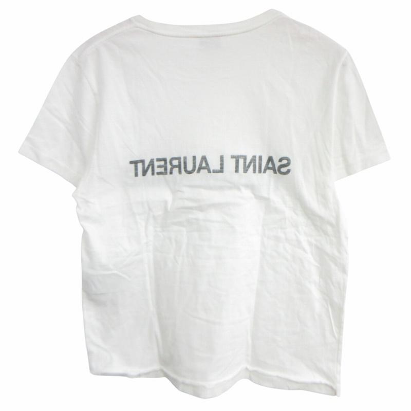 【新品】SAINT LAURENT サンローラン リバース ロゴＴシャツ 白 M 楽天市場】SAINT LAURENT サンローラン Tシャツ トップス