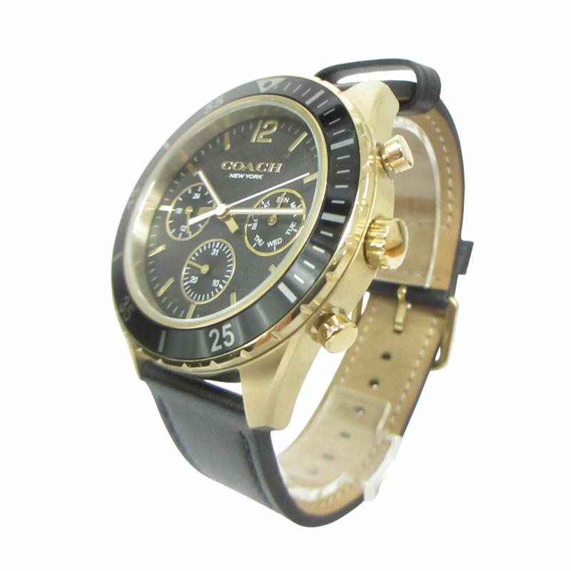 COACH コーチ 新品同様 動作品 コール ウォッチ 44MM 腕時計 COACH コーチ 新品同様 動作品 コール ウォッチ 44MM 腕時計