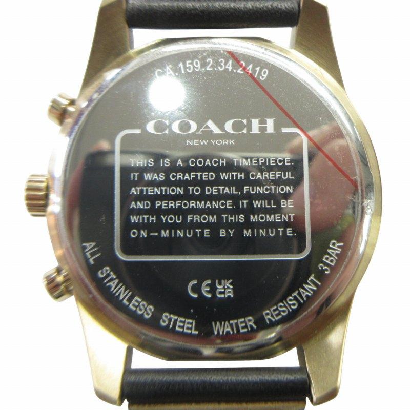 COACH コーチ 新品同様 動作品 コール ウォッチ 44MM 腕時計 COACH コーチ 新品同様 動作品 コール ウォッチ 44MM 腕時計
