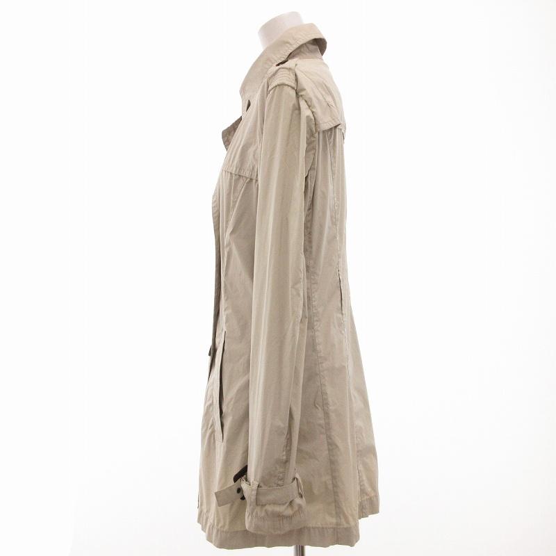 ヘルノ HERNO トレンチコート ミドル ハーフ丈 44 ベージュ /UO ヘルノ HERNO トレンチコート ミドル ハーフ丈 44 ベージュ /UO