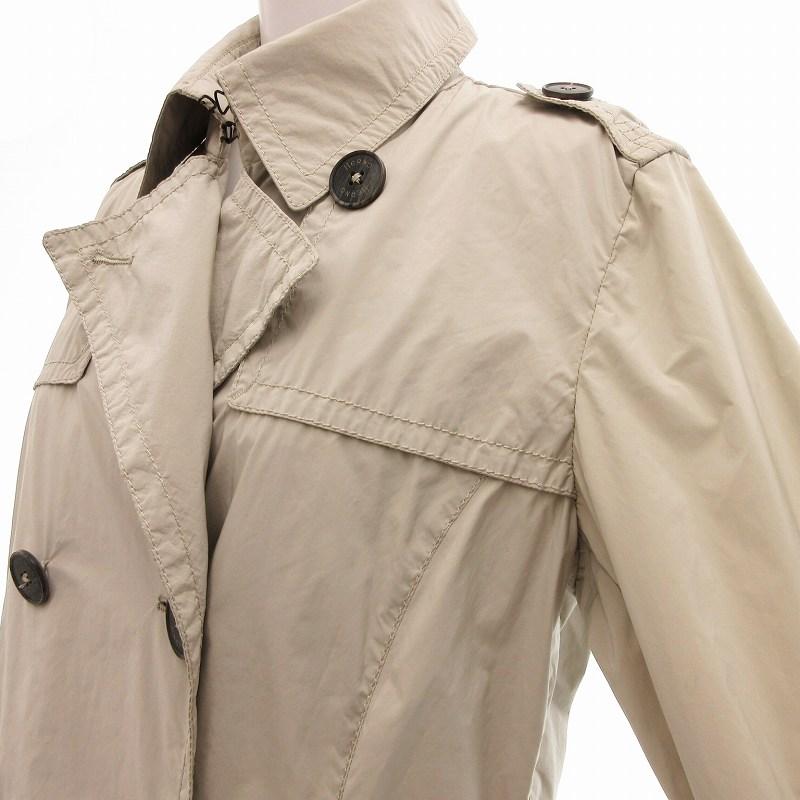 ヘルノ HERNO トレンチコート ミドル ハーフ丈 44 ベージュ /UO ヘルノ HERNO トレンチコート ミドル ハーフ丈 44 ベージュ /UO