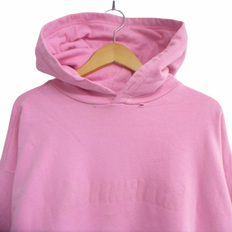 BALENCIAGA（バレンシアガ） BALENCIAGA 22AW DESTROYED LOGO HOODIE