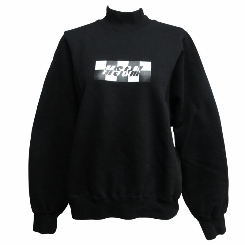 エムエスジーエム MSGM BOX LOGO SWEATSHIRT ボックスロゴプリント 