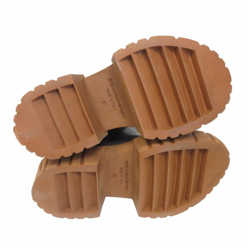 【中古】ステラマッカートニー エミリー EMILIE Teddy Boots ショートブーツ ボア 厚底 グレー 37 24cm IBO68 ステラマッカートニー エミリー EMILIE Teddy Boots ショートブーツ