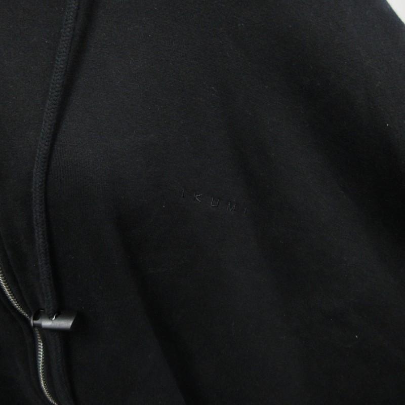 IKUMI イクミ HORN ZIP HOODIE 猫耳 フーディ ロゴ刺繍 パーカー