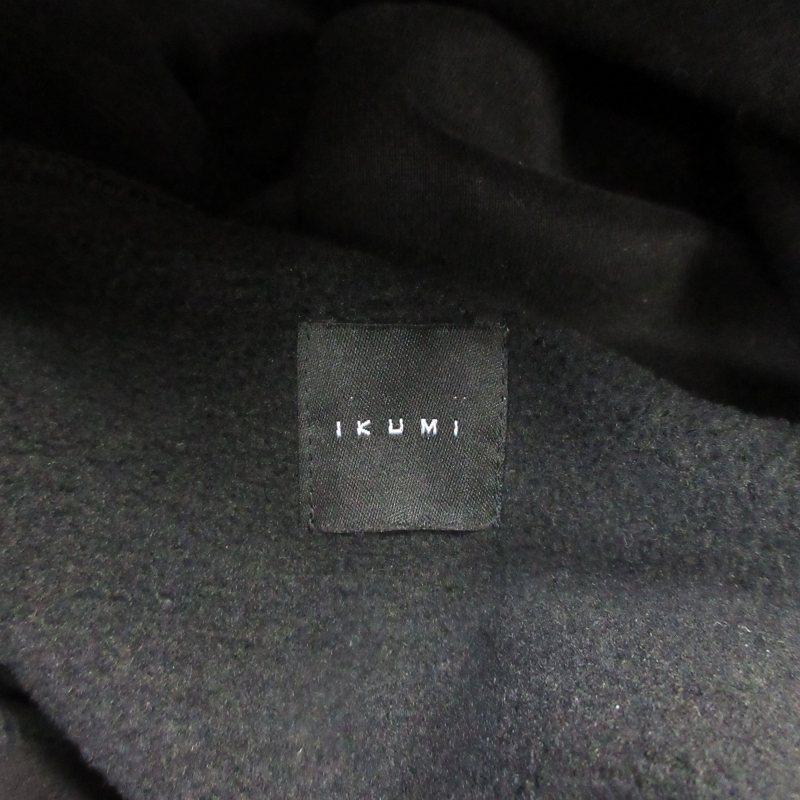ikumiイクミ新品メンズ変形ジップパーカーFサンプルブランドタグ無 ikumiイクミ新品メンズ変形ジップパーカーFサンプルブランドタグ無