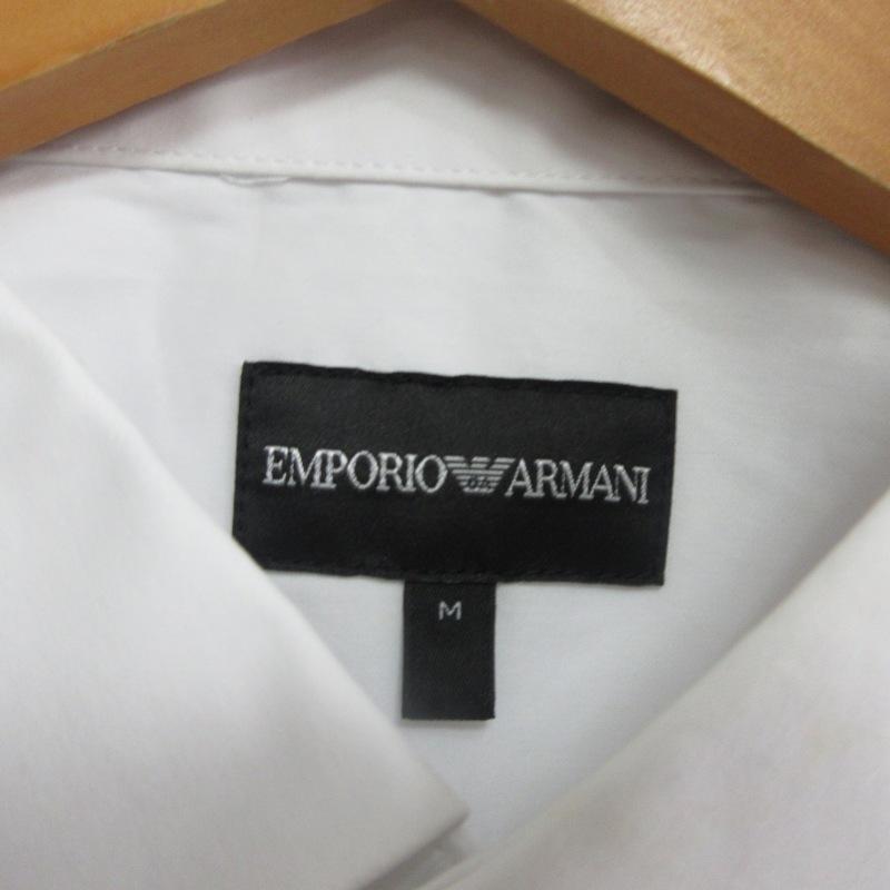 タグ付き・未使用品★エンポリオアルマーニ ロゴ刺繍 半袖ポロシャツ 白 L EMPORIO ARMANI 未使用品 エンポリオアルマーニ タグ付 ロゴ刺繍