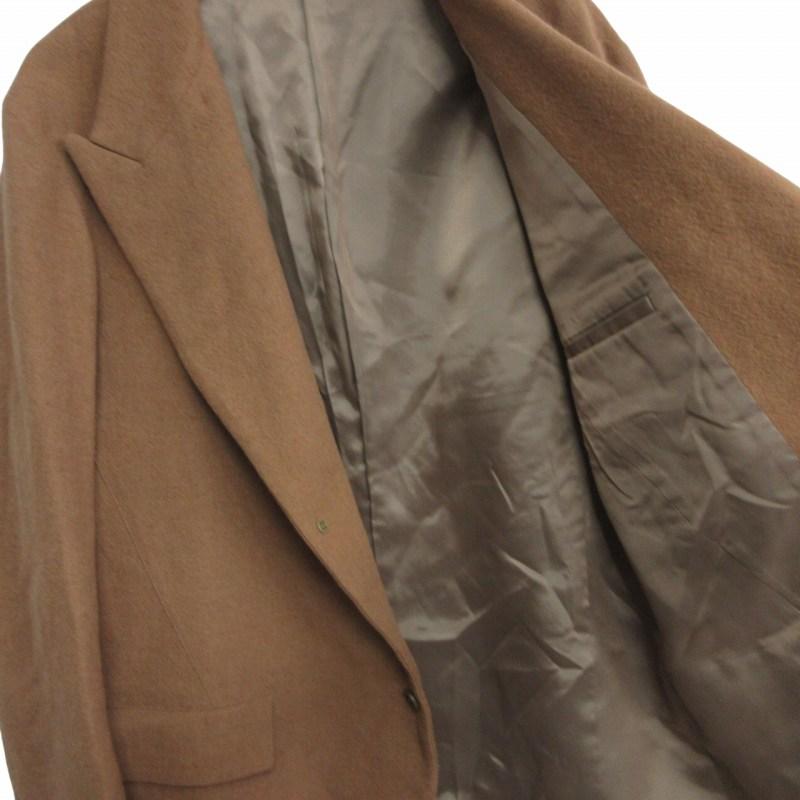 【中古】シーオール SEEALL CAMEL JACKET セットアップ ジャケット スラックスパンツ キャメル ブラウン 44 シーオール SEEALL CAMEL JACKET セットアップ ジャケット スラックス