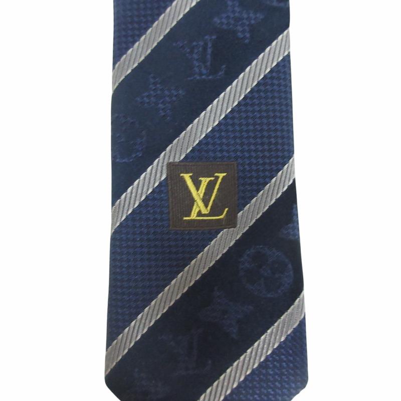 ルイ・ヴィトン Louis Vuitton レジメンタルタイ 美品