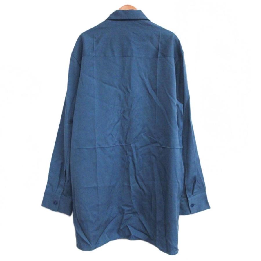 ジルサンダー JIL SANDER 22AW バージンウール ロング シャツ 長袖