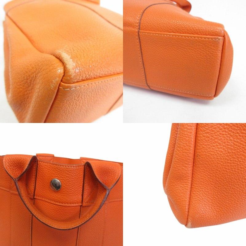 HERMES エルメス 希少 フールトゥ PM オールレザー ハンドバッグ HERMES エルメス 希少 フールトゥ PM オールレザー ハンドバッグ